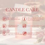 MOSROD Luxury Rose & Agarwood Scented Candles Gift Set, 2 Packs, Natural Soy Rom... - Image 6