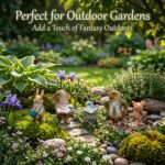 5 Pcs Miniatures Garden Fairies Kit Garden Accessories-Miniature Rabbits Squirre... - Image 4