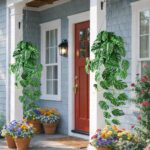 2 Pack Large Artificial Hanging Monstera Plant with Pots, Extra-Full Cascading F... - Image 8