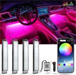 Yilaie Car LED Lights Interior, RGB Under Dash Lighting Multicolor with App Cont... - Image 9