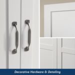 Sauder Select Storage Cabinet/ Pantry cabinets, White finish - Image 6