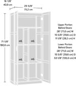 Sauder Select Storage Cabinet/ Pantry cabinets, White finish - Image 7