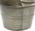 Deco 79 Metal Fountain with Pump Style Faucet, 15" x 17" x 18", Gray - Image 5