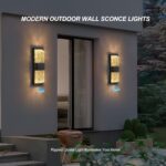 Dusk to Dawn Outdoor Lighting,Porch Lights Outdoor IP65 Waterproof Exterior Ligh... - Image 3