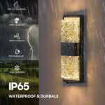 Dusk to Dawn Outdoor Lighting,Porch Lights Outdoor IP65 Waterproof Exterior Ligh... - Image 4