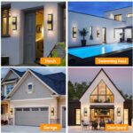 Dusk to Dawn Outdoor Lighting,Porch Lights Outdoor IP65 Waterproof Exterior Ligh... - Image 9
