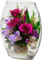 Luxury Orchid Arrangement | Preserved Orchids in Glass Vase | Long-Lasting Flowe... - Image 3