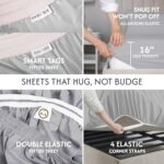 100% Egyptian Cotton Percale Sheets Queen Size - Genuine Luxurious 400 Thread Co... - Image 5