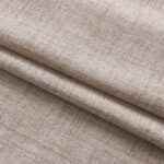 Neutral Tie Top Linen Cotton Blend Curtain Window Treatment for Living Room Drap... - Image 8