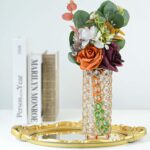 Elegant Crystal Column Vase/Pillar Candle Holder Set, Cylinder Flower Display Ta... - Image 6