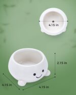 Smily Face Planter Pot Funny Toilet Plant Pots Cute Ceramic Flower Head Planters... - Image 4