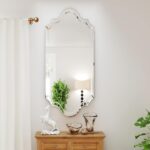 Chende Arch Large Mirror for Wall Decor with Clear Glass Frame, Beveled Edge, 24... - Image 6