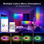 dalattin BGRIC Led Lights for Bedroom, 100ft 5050 LED Strip with DIY Multiple Co... - Image 3