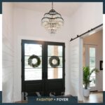 9-Tier 16 Lights Crystal Chandelier Luxury Light Fixtures 24" Black K9 Crystal P... - Image 10