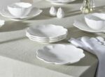 Lenox Dinnerware Set, Studio 1414 Scallop 16-Piece Set, Service For 4, Bone Chin... - Image 6