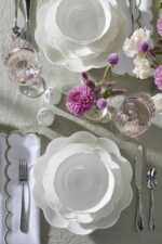 Lenox Dinnerware Set, Studio 1414 Scallop 16-Piece Set, Service For 4, Bone Chin... - Image 9