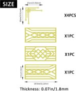 funlife Art Deco Orginal Peel and Stick Wall Panels for Home Decor, 7PCS Diamond... - Image 6