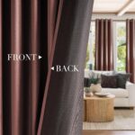 NICETOWN Dusty Rose Pink Velvet Curtains Room Darkening Thermal Insulated Curtai... - Image 6