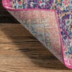 nuLOOM Verona Vintage Persian Area Rug, 4x6, Pink - Image 5