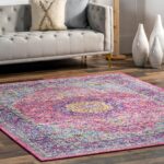 nuLOOM Verona Vintage Persian Area Rug, 4x6, Pink - Image 9