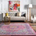 nuLOOM Verona Vintage Persian Area Rug, 4x6, Pink - Image 10