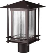 DESIGNERS FOUNTAIN LED32536-BNB Hadley Outdoor Post Pantern Light, 14.5 - Image 5