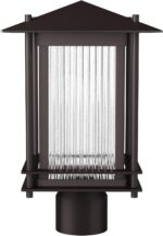 DESIGNERS FOUNTAIN LED32536-BNB Hadley Outdoor Post Pantern Light, 14.5 - Image 6