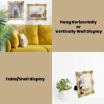 GUOER 8x10 Picture Frames Vintage Photo Frame with Glass Front Antique Picture F... - Image 4