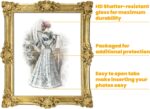 GUOER 8x10 Picture Frames Vintage Photo Frame with Glass Front Antique Picture F... - Image 6