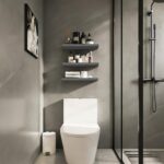 BAYKA Grey Floating Shelves for Wall, Set of 3, Wall Mounted Rustic Wood Shelves... - Image 4