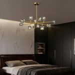 Modern Sputnik Crystal Kitchen Chandelier - Luxury Elegant 12 Light Adjustable H... - Image 9