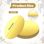12 Pcs Acrylic Mirror Centerpieces for Tables, 10 Inch Gold Circle Mirror Tray R... - Image 3