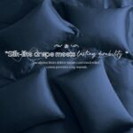 Manyshofu 5Pcs Cotton Tencel King Duvet Cover Eucalyptus Lyocell Navy Blue Duvet... - Image 4