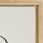 Kate and Laurel Sylvie Modern Circles and Going in Circles Framed Linen Textured... - Image 4