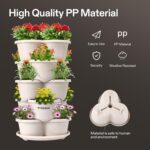 VIVOSUN 5 Tier Vertical Gardening Stackable Planter for Strawberries, Flowers, H... - Image 4