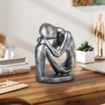 Resin Thinker Statue Abstract Art Sculpture - Modern Figurine for Home Office De... - Image 3