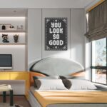 Unframed Hexagon Bistro Tile Letter Tile Canvas Posters Retro Black And White He... - Image 8