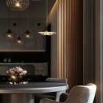 Luxshiny Hanging Leaf Pendant Decoration Small Gold Electroplated Plastic Ceilin... - Image 9