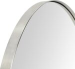 TEHOME Brushed Nickel Oval Bathroom Mirror 20x40'' Pill Shaped Oblong Vanity Mir... - Image 5