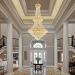 26 Lights Gold Luxury Crystal Chandeliers Large Modern Chandelier for High Ceili... - Image 3