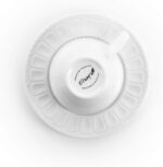 Elama Charlotte 20 Piece Porcelain Dinnerware Set in White - Image 11