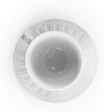 Elama Charlotte 20 Piece Porcelain Dinnerware Set in White - Image 12