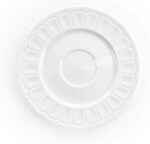 Elama Charlotte 20 Piece Porcelain Dinnerware Set in White - Image 13