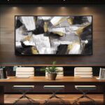Kureful Large Abstract Wall Art for Living Room Gold Abstract Maximalist Decor f... - Image 3