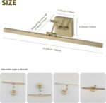Antique Bronze Picture Lights for Wall Hardwired LED Picture Frame Light Dimmabl... - Image 6