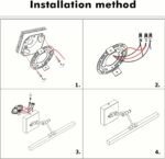 Antique Bronze Picture Lights for Wall Hardwired LED Picture Frame Light Dimmabl... - Image 8