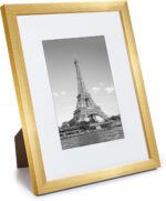 upsimples 8x10 Picture Frame Set of 10, Display Pictures 5x7 with Mat or 8x10 Wi... - Image 4