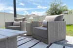 PURPLE LEAF Patio Furniture Set 10 Pieces Patio Seating with Ottoman Sofas Alumi... - Image 3