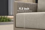 PURPLE LEAF Patio Furniture Set 10 Pieces Patio Seating with Ottoman Sofas Alumi... - Image 4