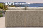 PURPLE LEAF Patio Furniture Set 10 Pieces Patio Seating with Ottoman Sofas Alumi... - Image 10
